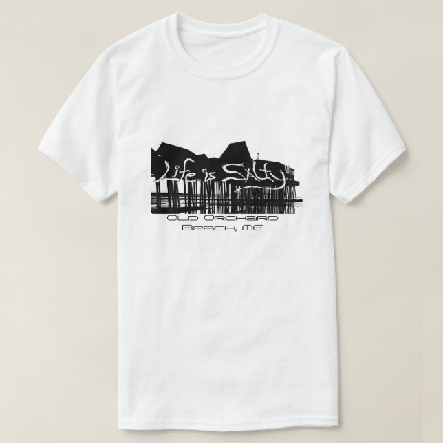 Customised Old Orchard Beach/Pier shirt ! (Design Front)
