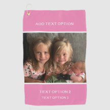 Customised Personal Photo Pink