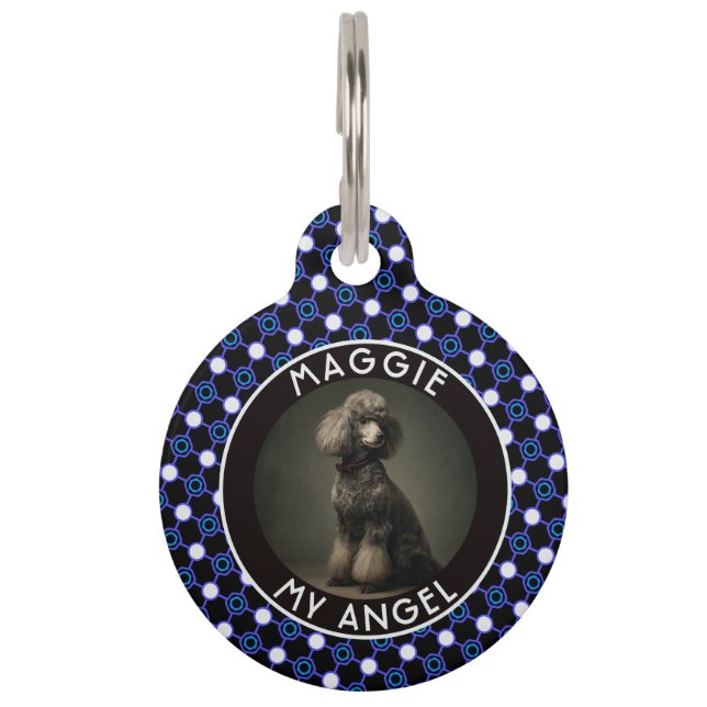 Customised Personalised Pet Gift Hexagon Tag (Front)
