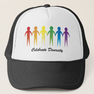 Customised, Personalised Rainbow Diversity Hats