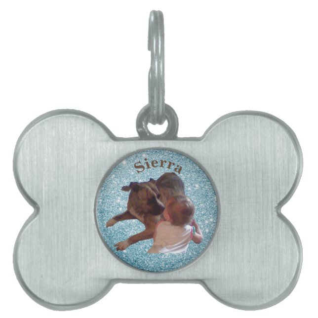 Customised Pet Photo ID Tag (Front)