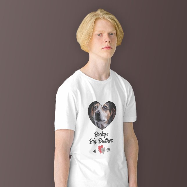 Customised photo dog big brother T-Shirt (Creator Uploaded)