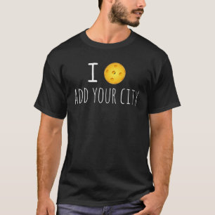 Customised Pickleball T-shirt: Add Your City T-Shirt
