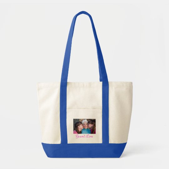 Customised Picture Grandkids Beach Tote Bag
