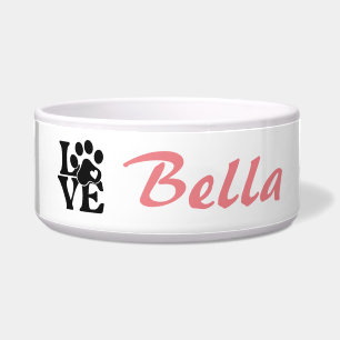 Customised Picture Love you Pet Pawprint 