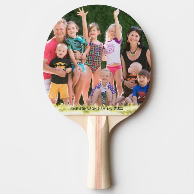 Customised Ping Pong Paddles Add Your Photo (Front)
