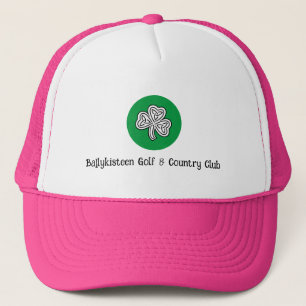 Customised Pink Golf Hat with Logo & Name