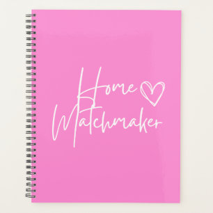 Customised Pink Home Matchmaker Planner