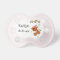 Customised PInk Monkey on Branch Baby Pacifier
