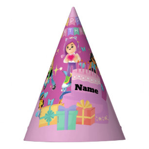 Customised PKXD Style Happy Birthday Party Hat