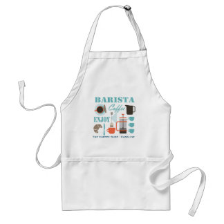 Customised professional barista design standard apron