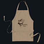 Customised professional barista design standard apron<br><div class="desc">A modern design for the professional barista. Customise the name on the apron to fit you. The Apron is available in three colours. This is also the perfect gift for a true coffee lover!</div>