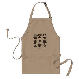 Customised professional barista design standard apron
