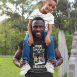 Customised Proud Daddy Of The Graduate | Photo T-Shirt<br><div class="desc">Modern proud Daddy of the graduate tshirts, featuring a photo and template text which reads 'PROUD DADDY OF THE GRADUATE, THEIR NAME, KINDERGARTEN/SCHOOL/COLLEGE AND CLASS OF'. They are easily edited and can be customised to say, mum, dad, aunt, uncle, grandpa, sister, brother and more all of the font styles, sizes...</div>