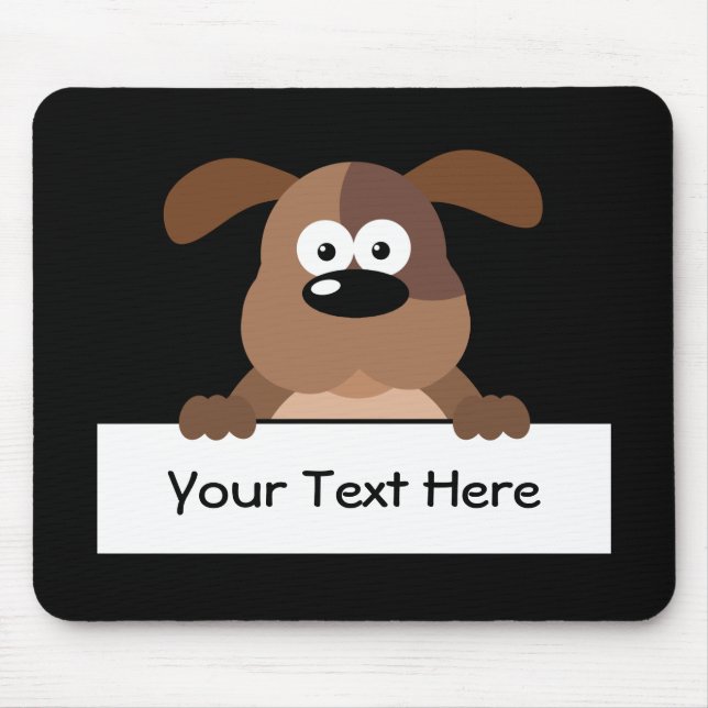 Customised Pup Sign Mouse Mat (Front)