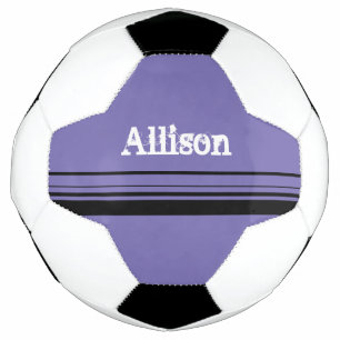 Customised Purple Soccer Ball