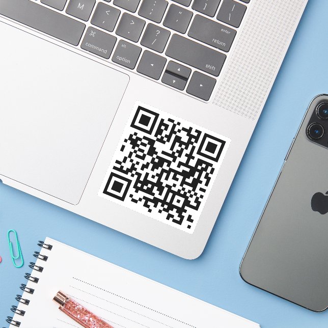 Customised QR Code (Laptop w/ iPhone)