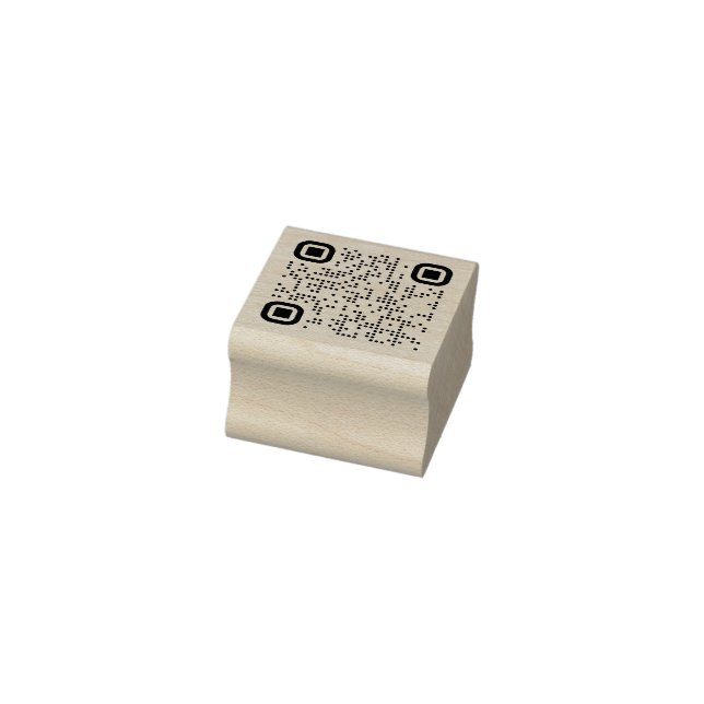 Customised QR Code Rubber Stamp (Stamp)