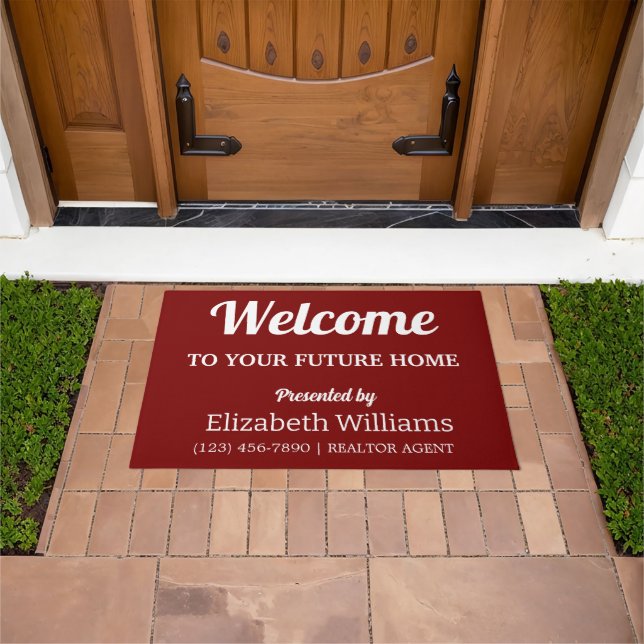 Customised Realtor Gift Open House Doormat (Outdoor)