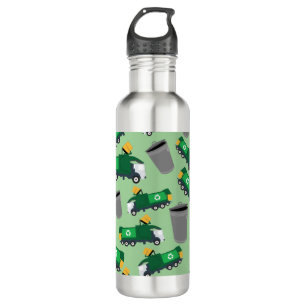 Customised Recycling Garbage Truck 710 Ml Water Bottle