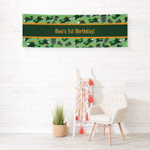Customised Recycling Garbage Truck Pattern Banner