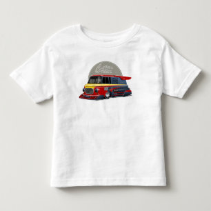 Customised retro race van concept toddler T-Shirt