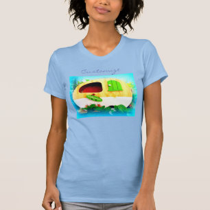 Customised Retro Vintage camper T-Shirt