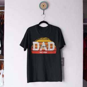 Customised Retro Vintage Father Dad Personalised T-Shirt