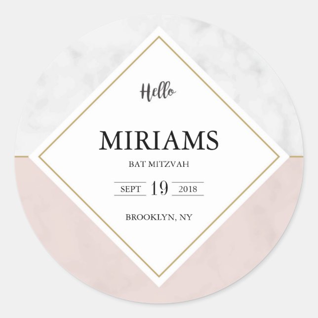 Customised Round Labels (Front)