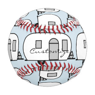 Customised Rounded Caravan Chez Trailer Baseball