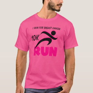 Customised RUN Pink Text T-shirt
