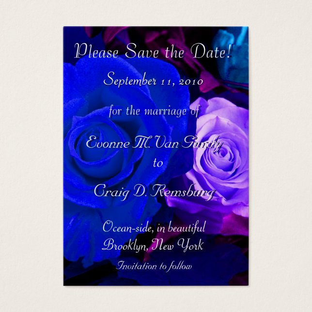 Customised Save The Date III (Front)