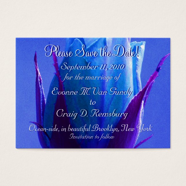 Customised Save The Date IV (Front)