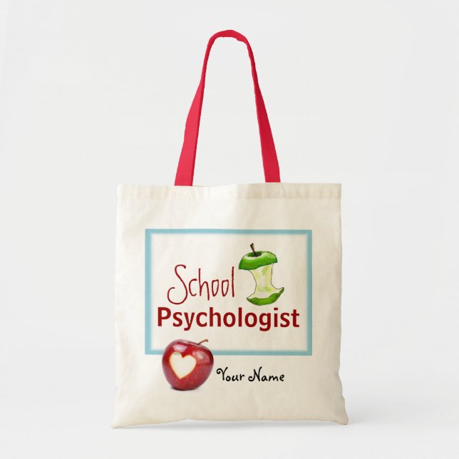 Customised School Psychologist Tote Bag (Front)