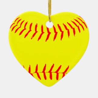 Customised Softball Ceramic Tree Decoration