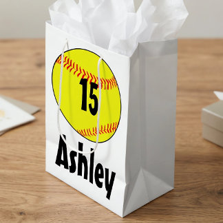 Customised Softball Gift Bags