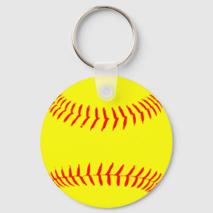 Customised Softball Key Ring