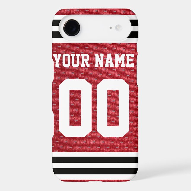 Customised Sports Hockey Jersey Case-Mate iPhone Case (Back)