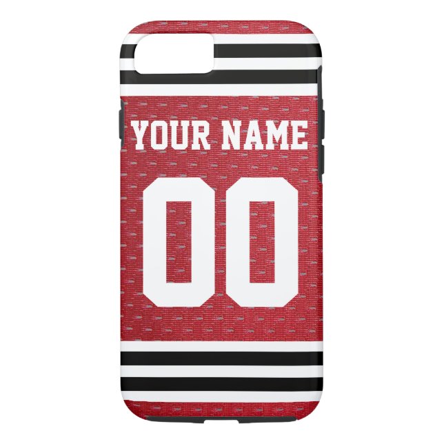 Customised Sports Hockey Jersey Case-Mate iPhone Case (Back)
