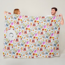 Customised Spring Wildflowers & Adorable Hedgehogs