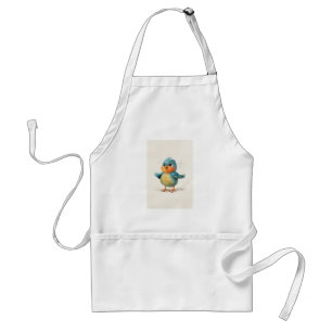 Customised standard apron in the shape of a bird