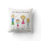 Customised Stick Figure Family MOJO Pillow