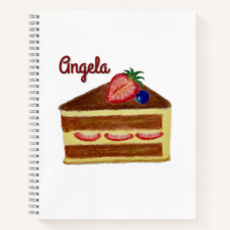 Customised Strawberry Cheesecake Deluxe Notebook