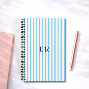 Customised Striped Personal Diary Gratitude Writer Notebook