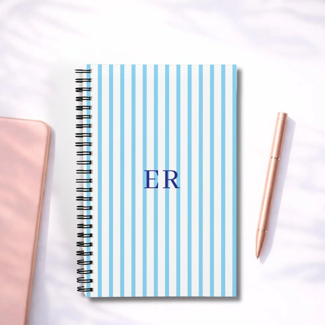 Customised Striped Personal Diary Gratitude Writer Notebook (Creator Uploaded)