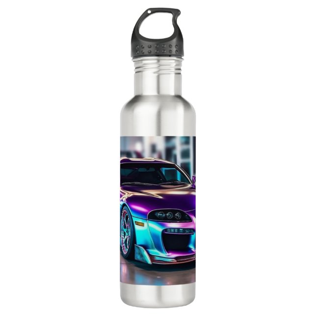 Customised Supercars:Bold colours and modification 710 Ml Water Bottle (Front)