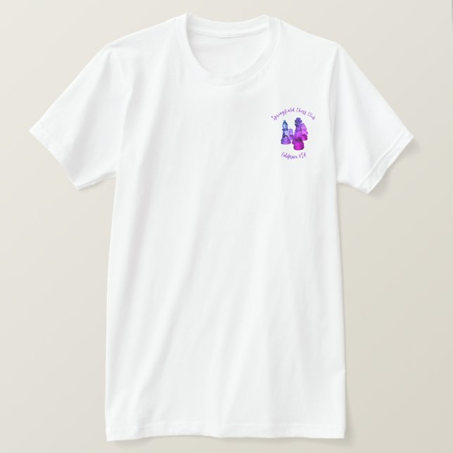 Customised T-Shirt for a Chess Club  (Design Front)