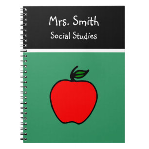 Customised Teacher's Apple Notebook