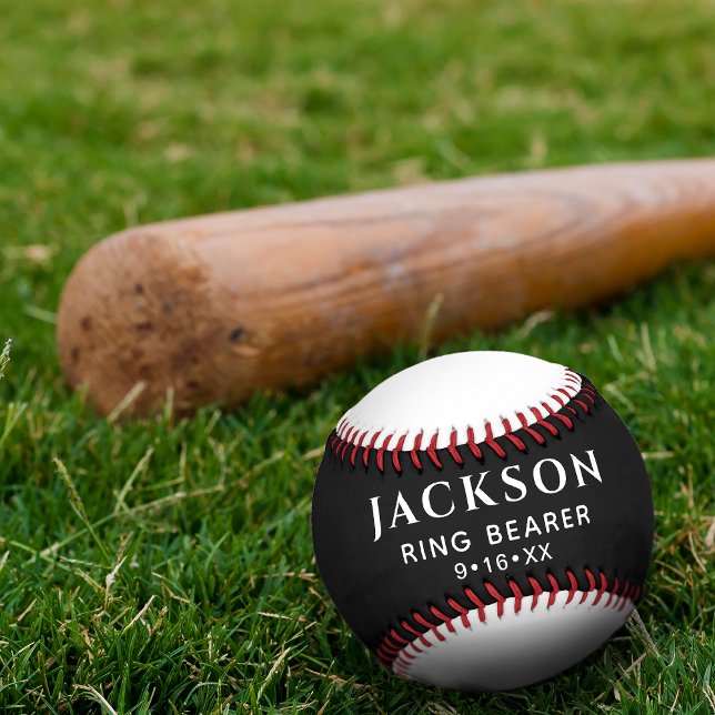 Customised Text Wedding Favour Ring Bearer Keepsak Baseball (Customized Text Wedding Favor Ring Bearer Keepsake Baseball)