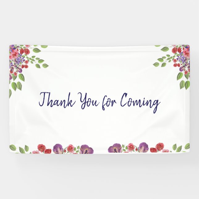Customised Thank You Banner (Horizontal)